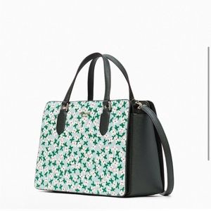 ❌SOLD❌NWT Kate Spade Reese Laurel Way Satchel in Floral Aphrodite Green Multi
